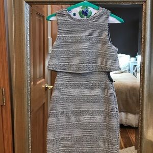 Aqua knit dress