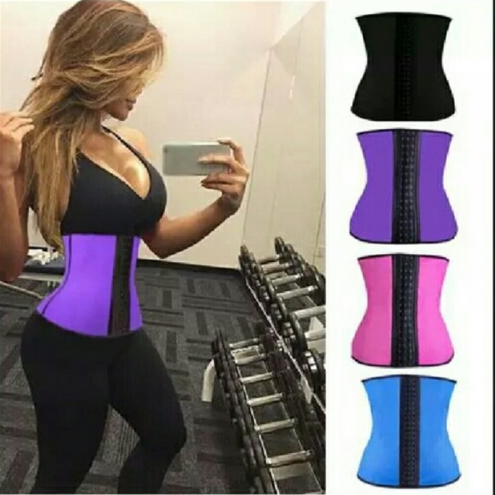 9 STEEL BONE LATEX WAIST TRAINER