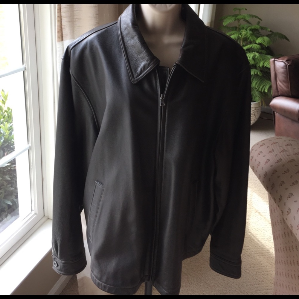Men's leather jacket