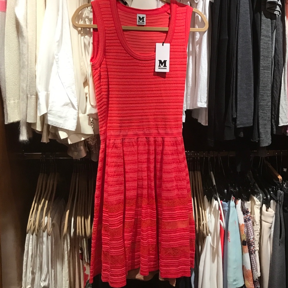 M Missoni size 40 pink/red dress
