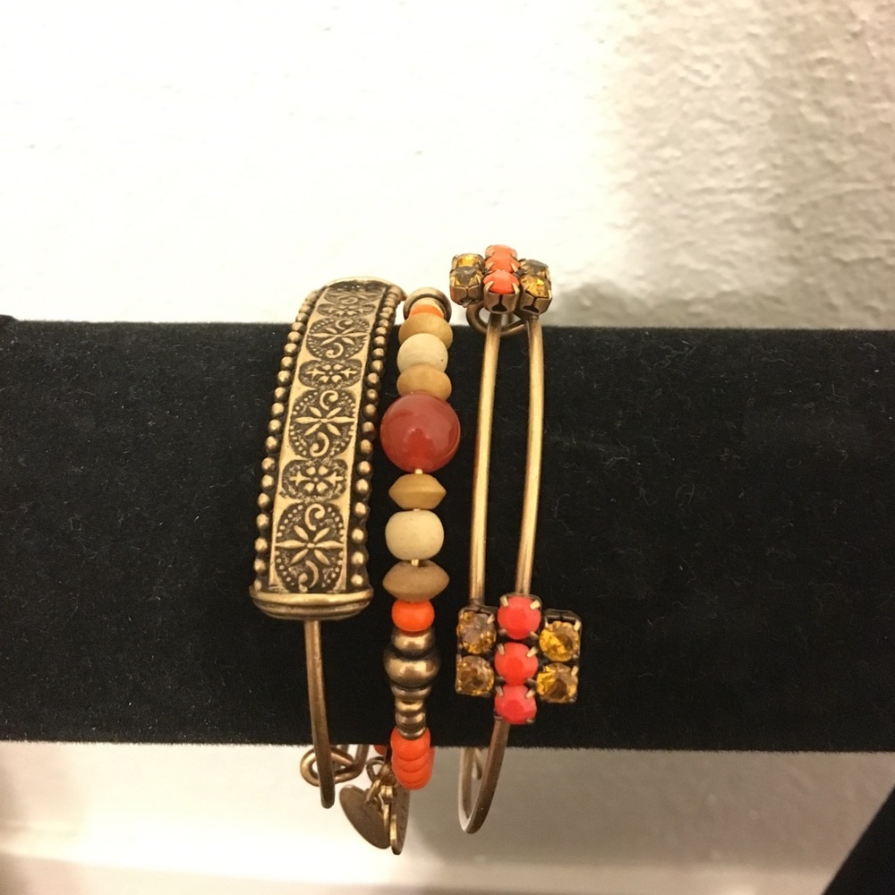 Alex and Ani bracelet set