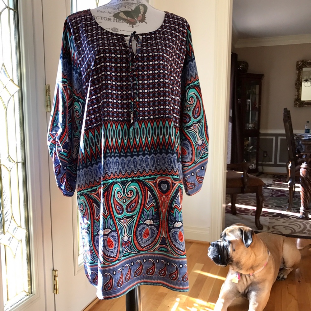 2X H.P.🎉 🎋Causal Colorful Dress