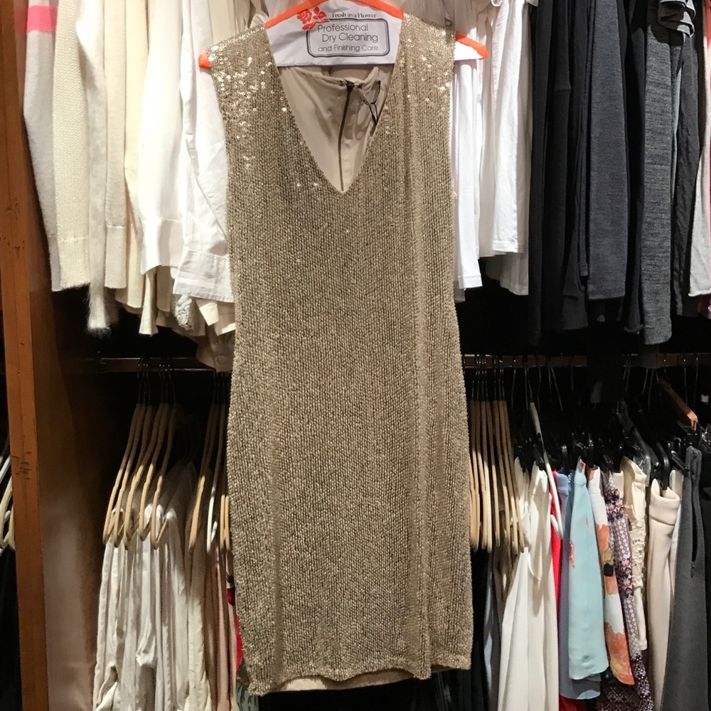 Alice and Olivia Beaded Sequin Dress