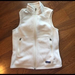 NOT FOR SALE. Cream Patagonia Synchilla Vest