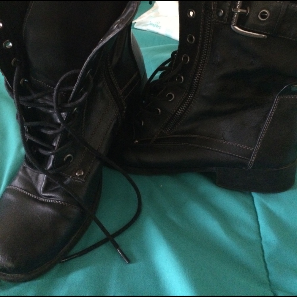 G by Guess motorcycle boots
