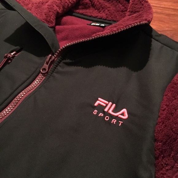 Fila Fleece Zip Up Sweater - Picture 2 of 4