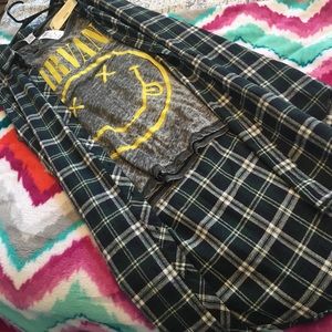 Plaid Long Vest