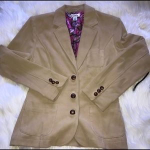 Lilly Pulitzer 💯 Lamb Sued Blazer Size XS
