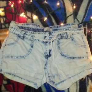 High waisted shorts