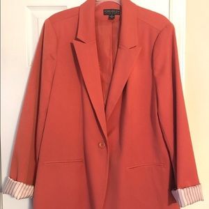 Deep Coral Blazer