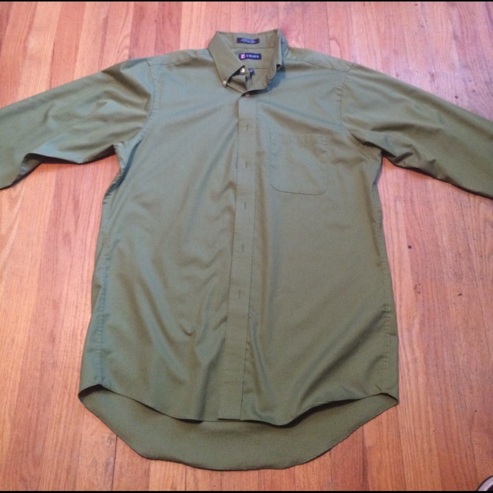 Green Chaps dress shirt