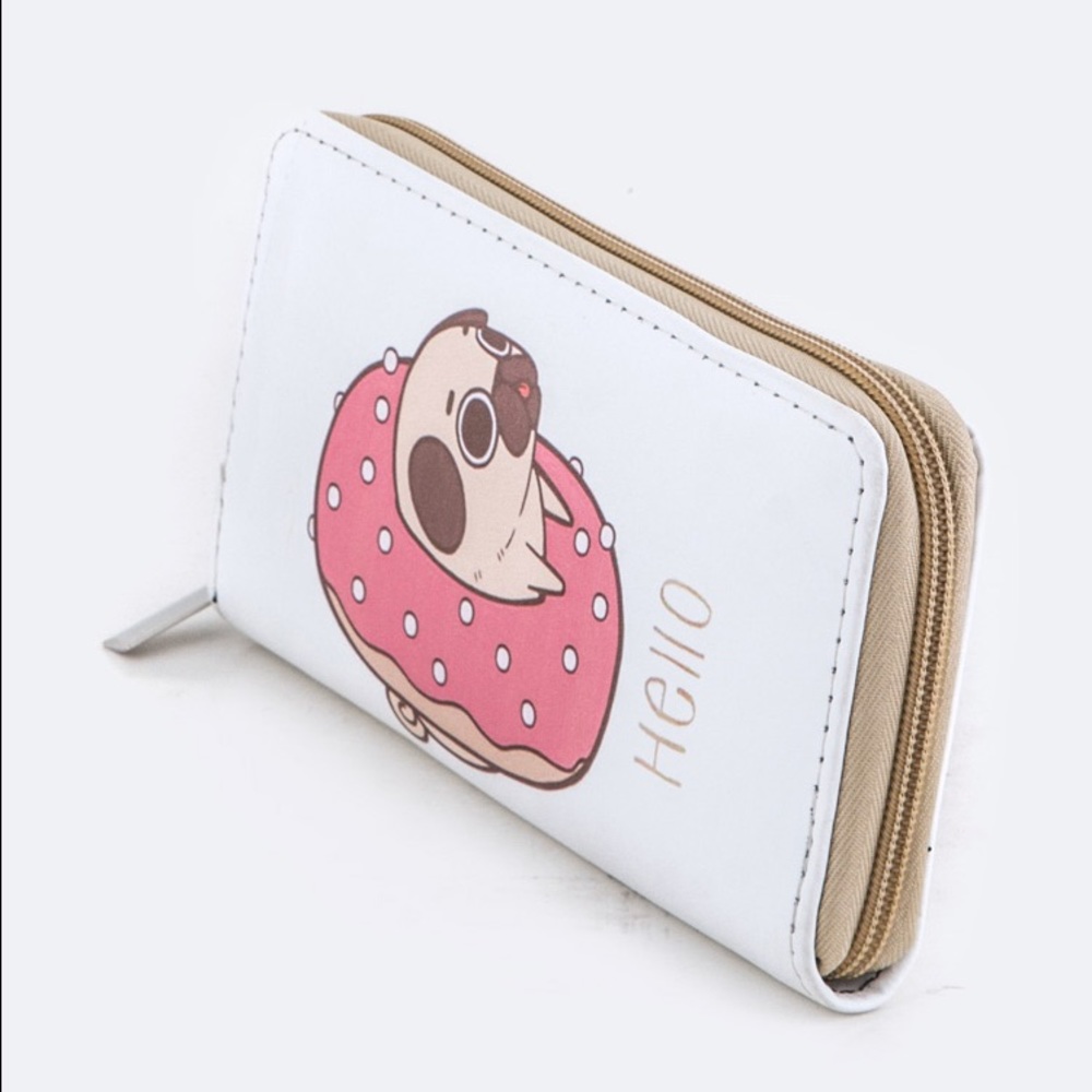 🔴Last One!🔴🐶💕Pug In A Dunut  Wallet🐶😍😍 - Picture 2 of 3