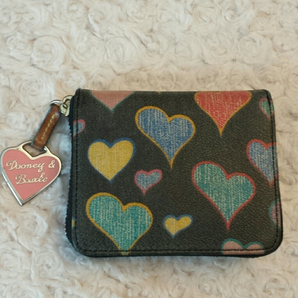 Dooney and Bourke Handbags - Dooney and Bourke Heart Pattern Wallet