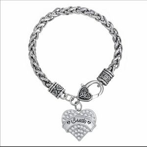 New bride heart bracelet