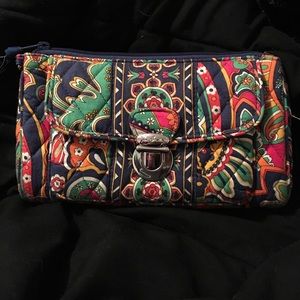 Vera Bradley Clutch/Wallet - CELL PHONE WILL FIT
