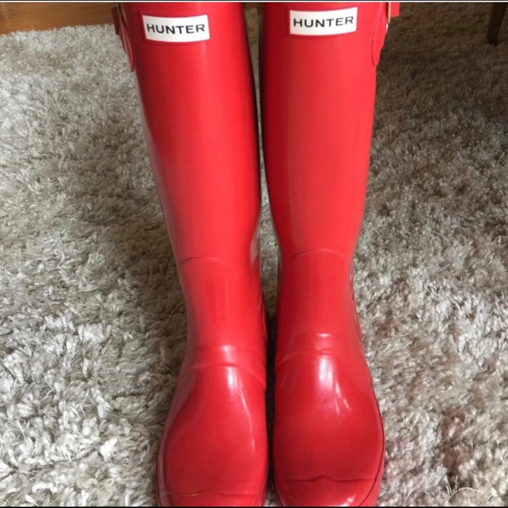 Tall Red Hunter Boots
