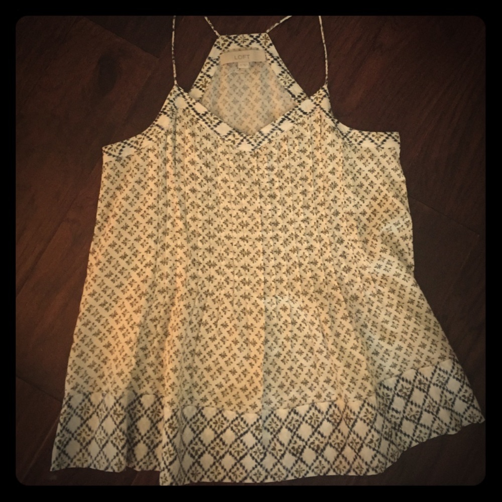 Loft silk tank