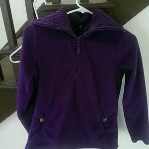 Purple lands end sweater