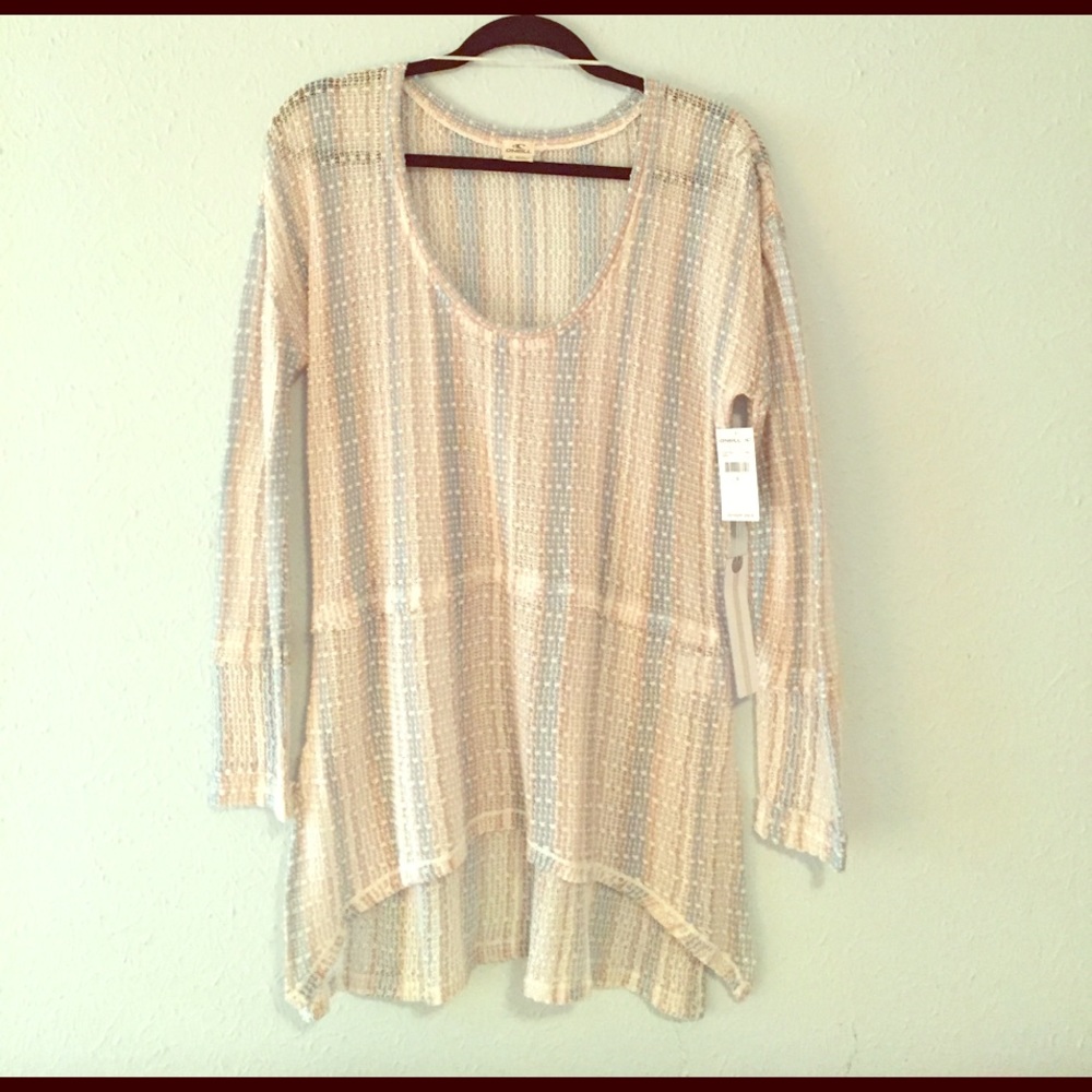 Cotton Viscose lightweight sweater top/tunic