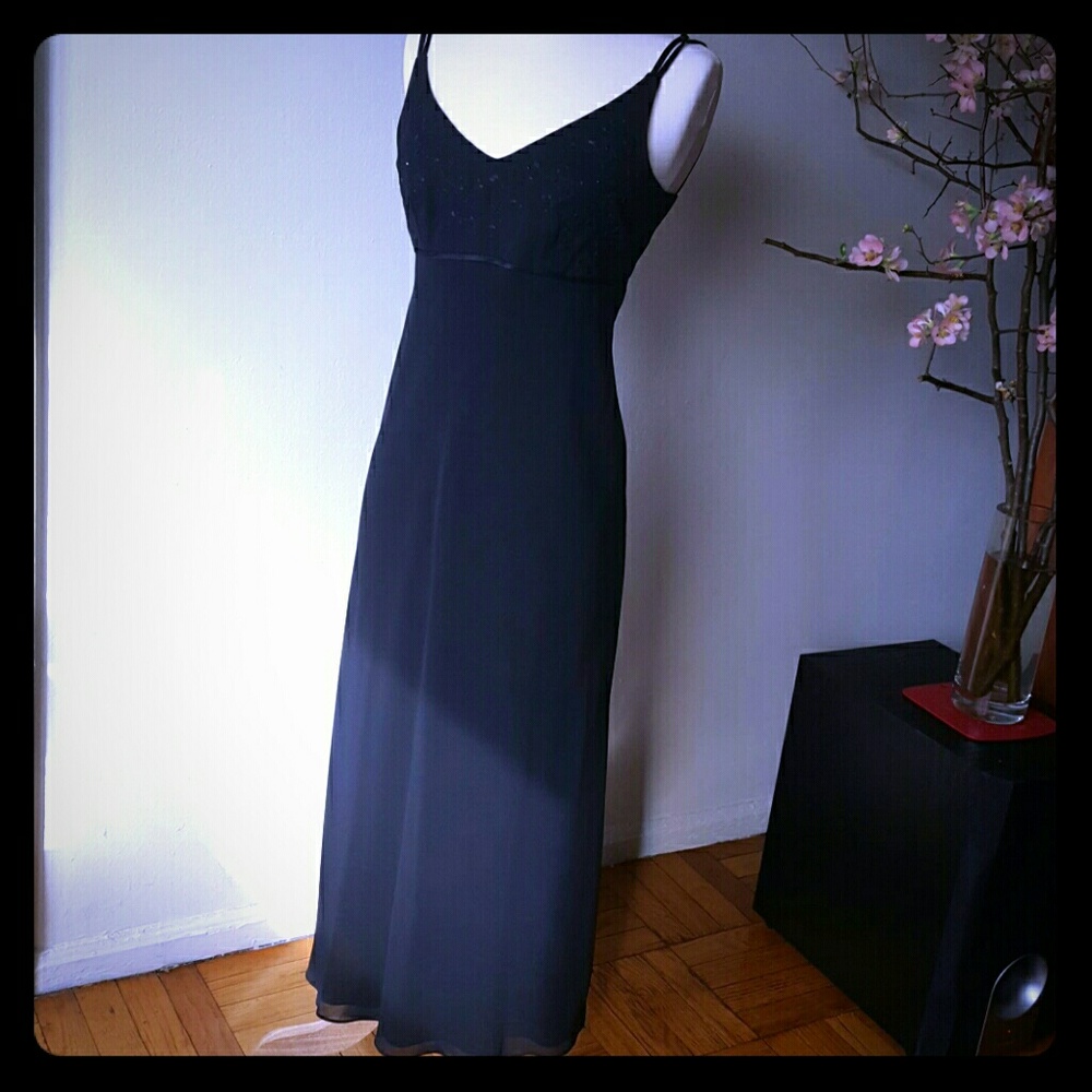 Maxi black dress by AnnTaylor Loft