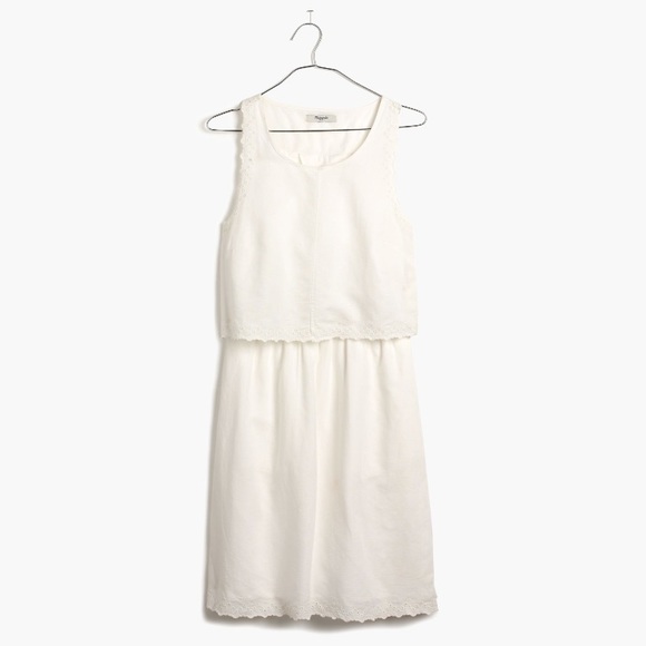Madewell Dresses & Skirts - Madewell Eyelet Lace Open Back Dress