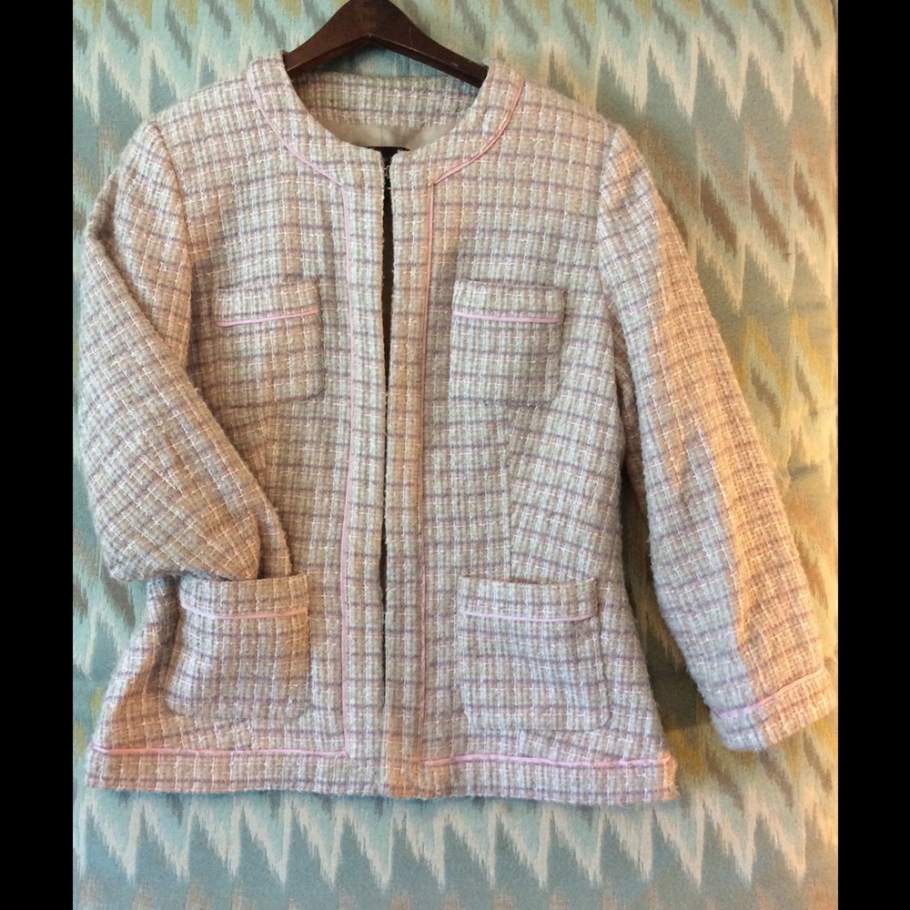 Pink Tweed Jacket