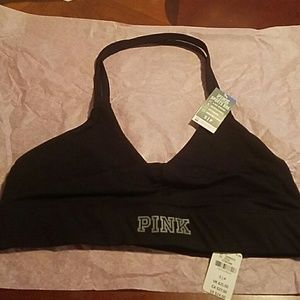 Nwt "pink" halter sports bra
