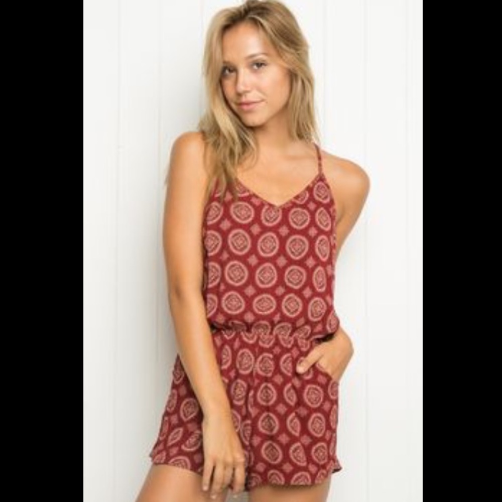 Brandy Melville Boho Romper Dress