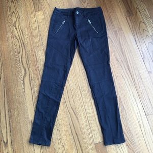 Black american eagle Moto jeans