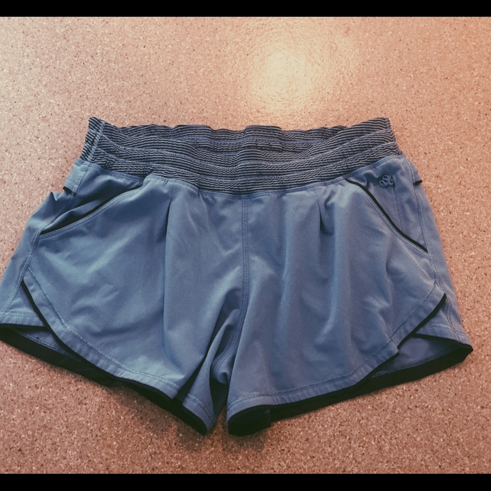 Lululemon blue grey shorts