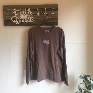 Long-sleeve Life is Good T-shirt