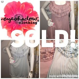 Eyeshadow Pink and Gray tank tops