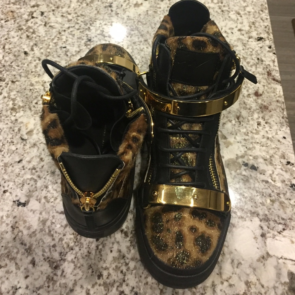 Giuseppe Zanotti Leopard Sneakers