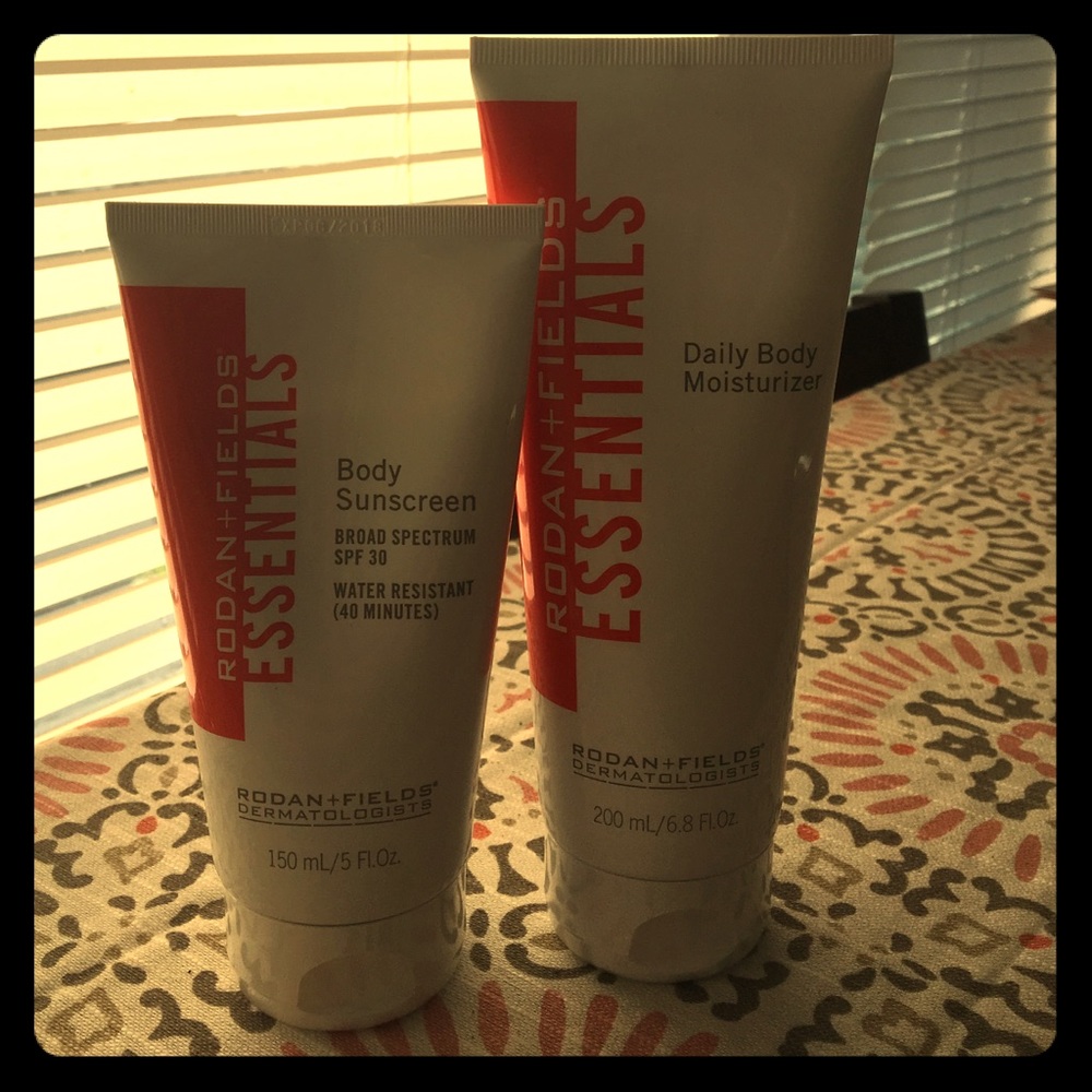 Rodan and Fields sunscreen and daily moisturizer
