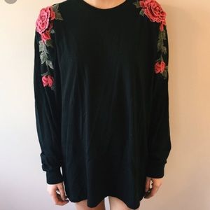 LF rose long sleeve shirt