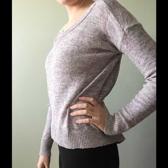 Metallic Purple Sweater - Picture 2 of 2