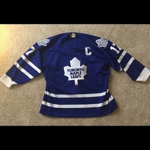 Wendell Clark Vintage CCM NHL Hockey Jersey