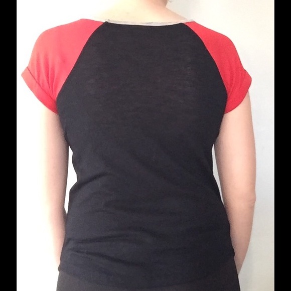 Basic Block Color T-Shirt - Picture 2 of 2