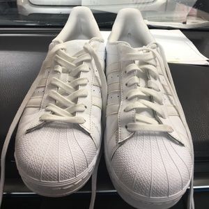 Women's white adidas shoes
