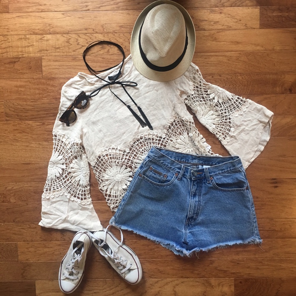 Vintage Throwback Calvin Klein Cut off Jean Shorts