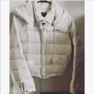 White Bebe winter coat with down filling