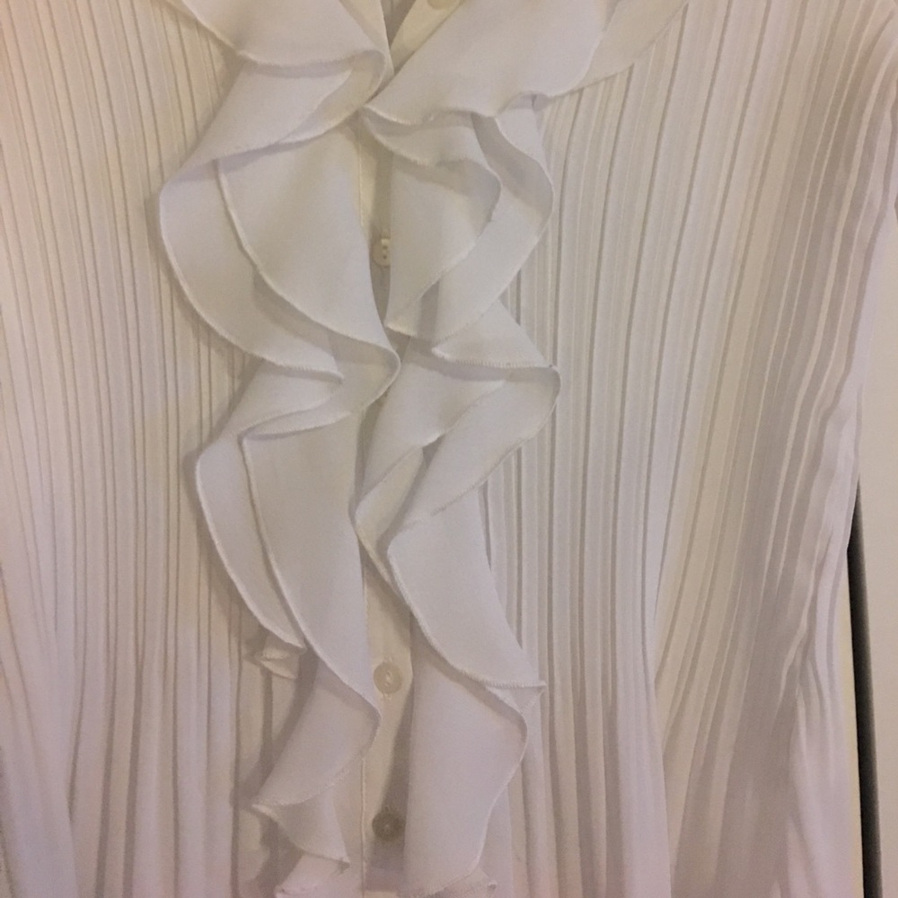 Button Down White Blouse - image 2