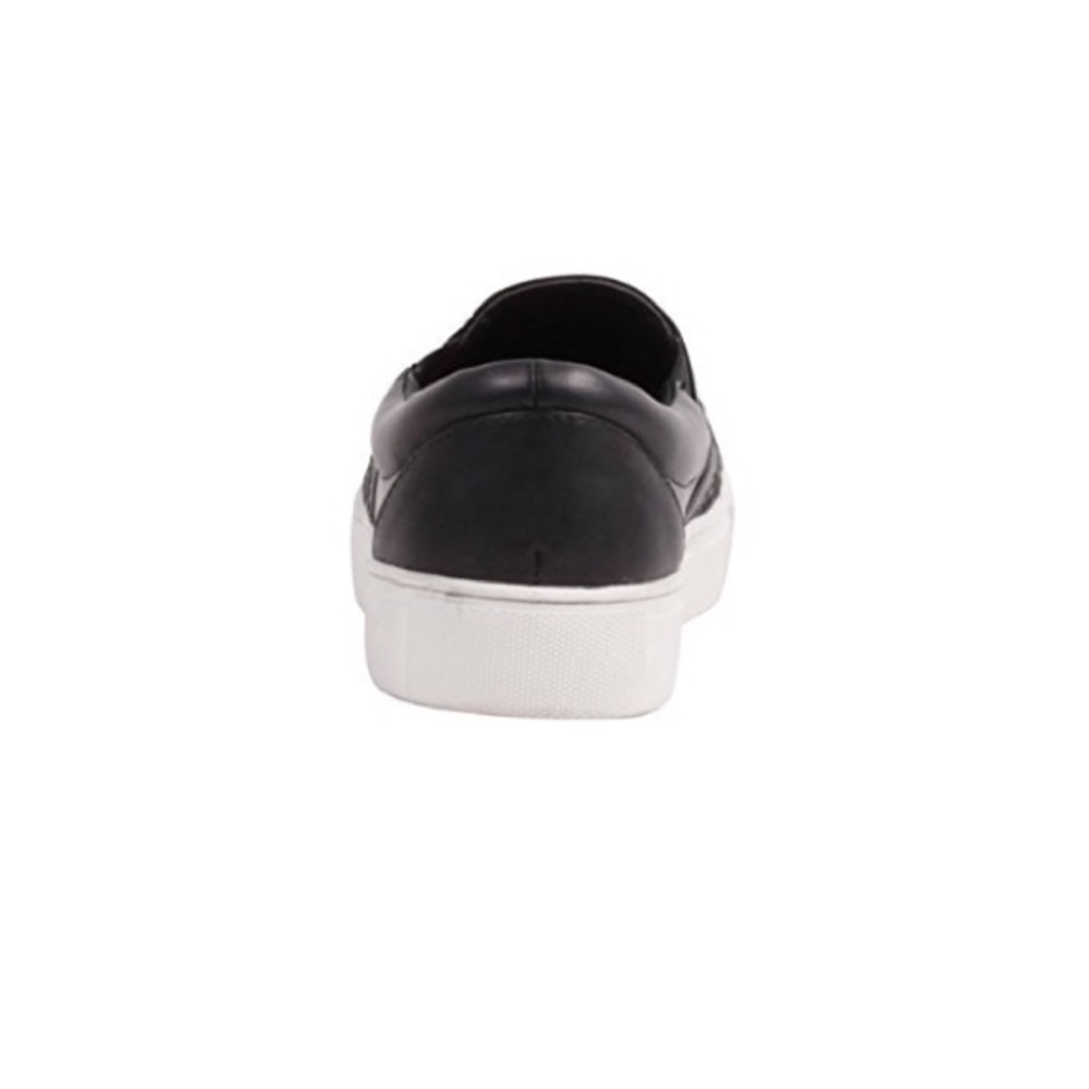 Black Crochet Lace Slip On Espadrilles - Picture 3 of 3