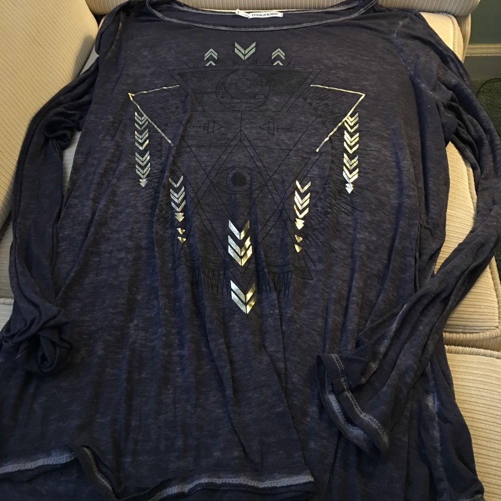 Long sleeve long back shirt