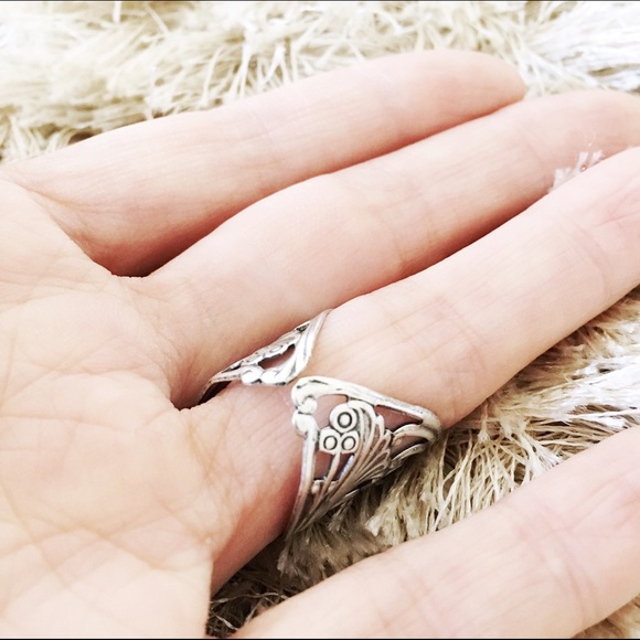 Antique Vintage Silver Ring - Picture 5 of 5