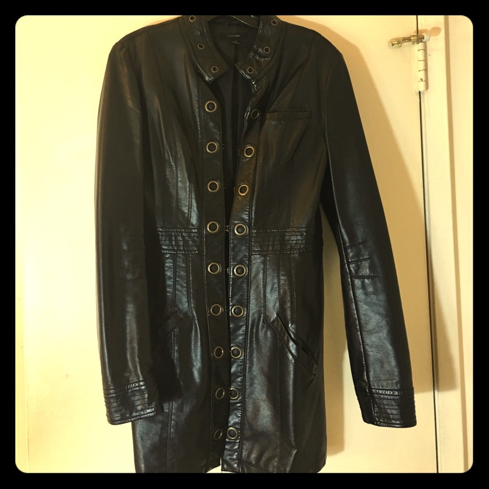 Black Faux Leather Jacket