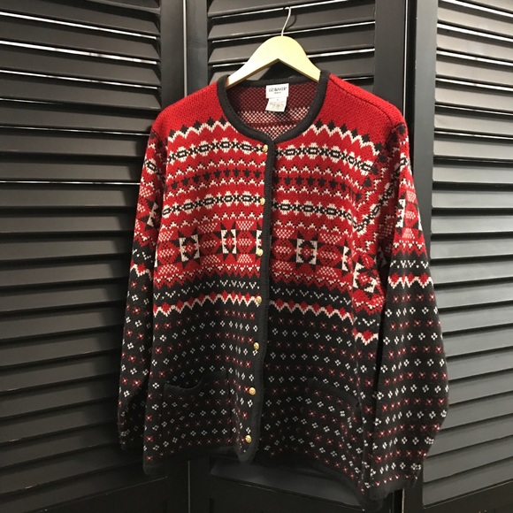 Liz Baker Button Down Sweater Cardigan - Picture 2 of 5