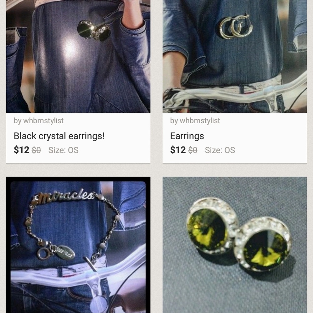 🎈Jewelry: 3 Earrings & 1 {WHBM} Bracelet