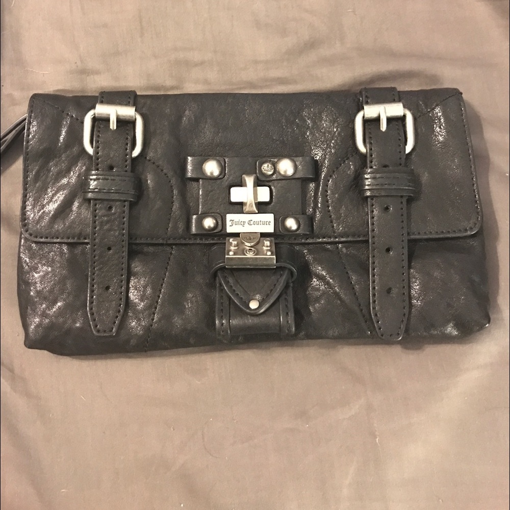 Juicy Couture black clutch