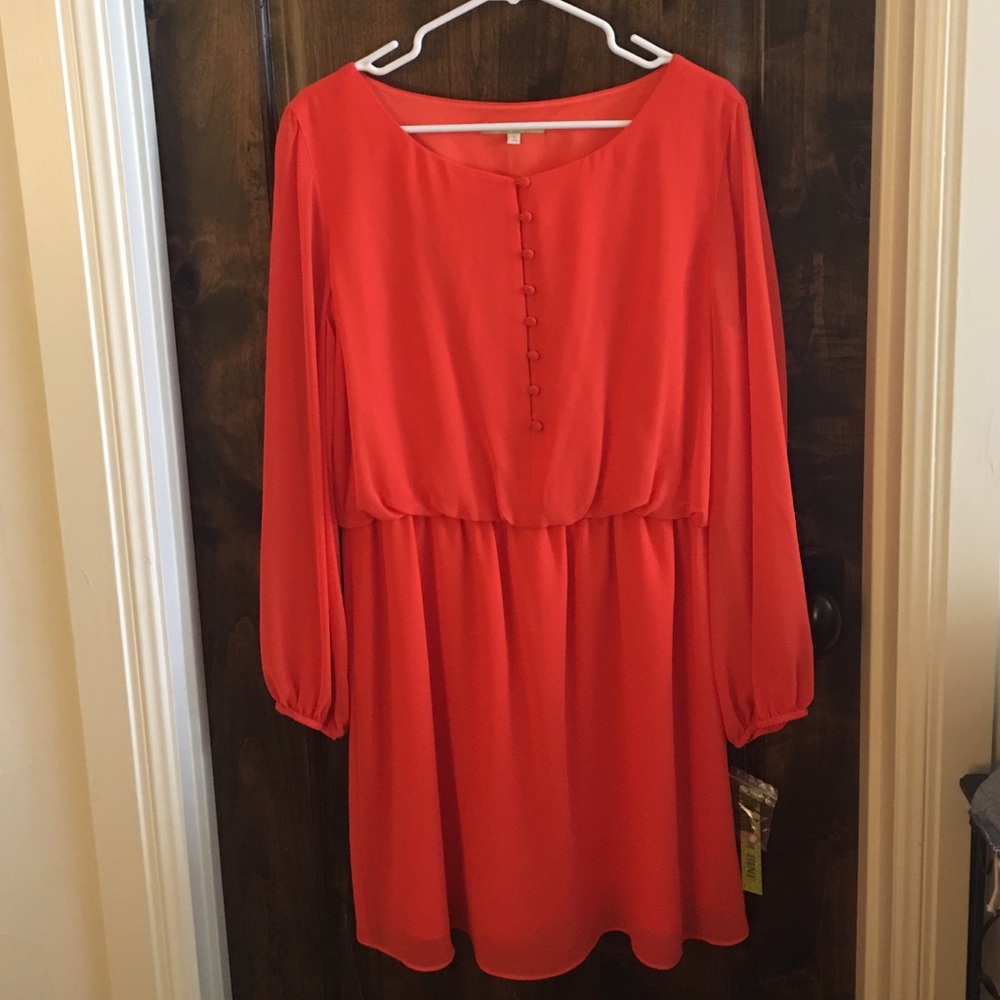 Gianni Bini Orange Dress